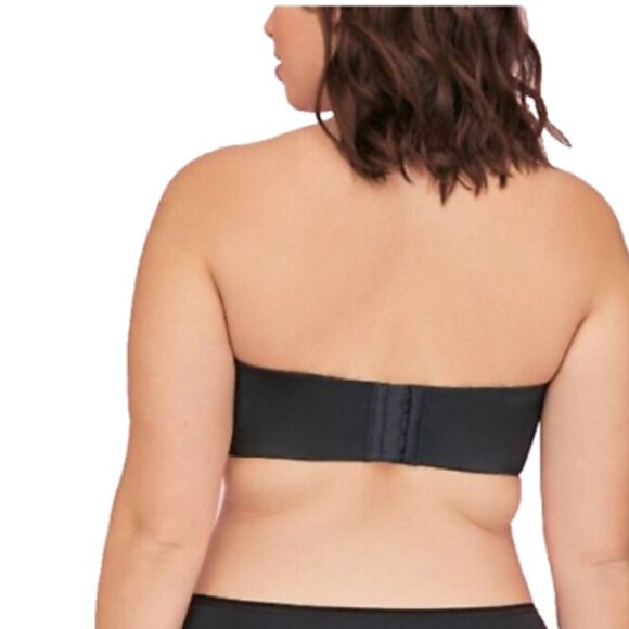 Lane Bryant Cacique Bra Multi Way Strapless Lightweight 38H Black w/ Straps - Picture 5 of 10